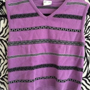 Vintage Sweater Crop Top